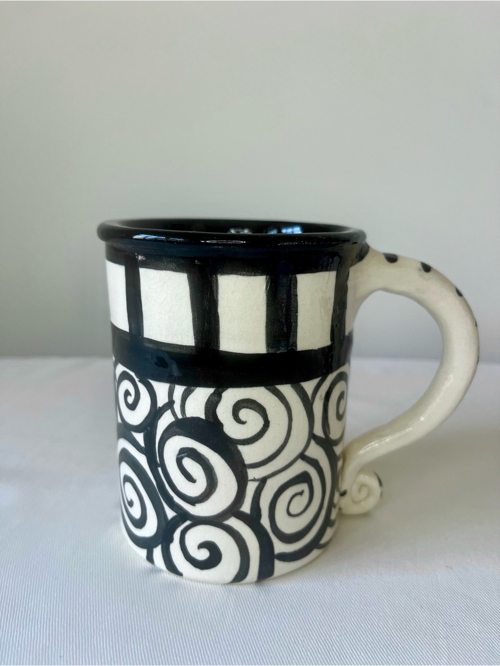 4 Handmade Ceramic Mugs - Picture 2 of 6